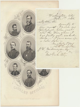 Item #52888 Autograph Letter Signed. Alfred PLEASANTON