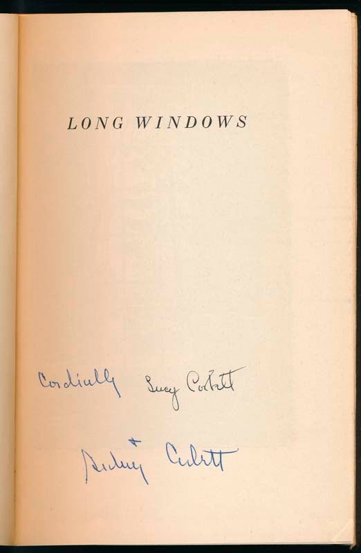 Item #7296 Long Windows: Being More Pot Shots from a Grosse Ile Kitchen. Lucy CORBETT, Sidney CORBETT.